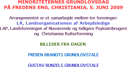 MINORITETERNES GRUNDLOVSDAG