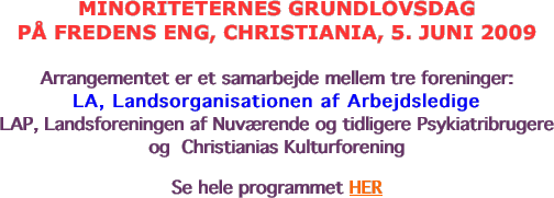 MINORITETERNES GRUNDLOVSDAG