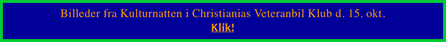 Billeder fra Kulturnatten i Christianias