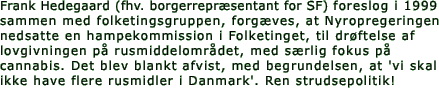 Frank Hedegaard (fhv. borgerrepræsentant for