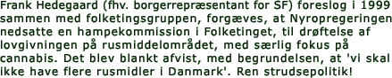 Frank Hedegaard (fhv. borgerreprsentant for